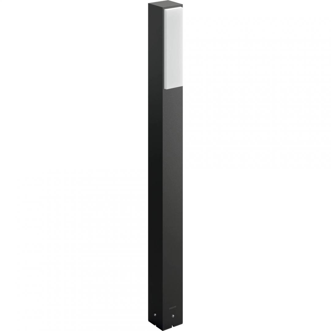 Stalp LED pentru iluminat exterior Philips Stratosphere, 2x4.5W (70W) ,1000 lm, lumina calda (2700K), dimabila, IP44, 770x76x60m - 1 | YEO