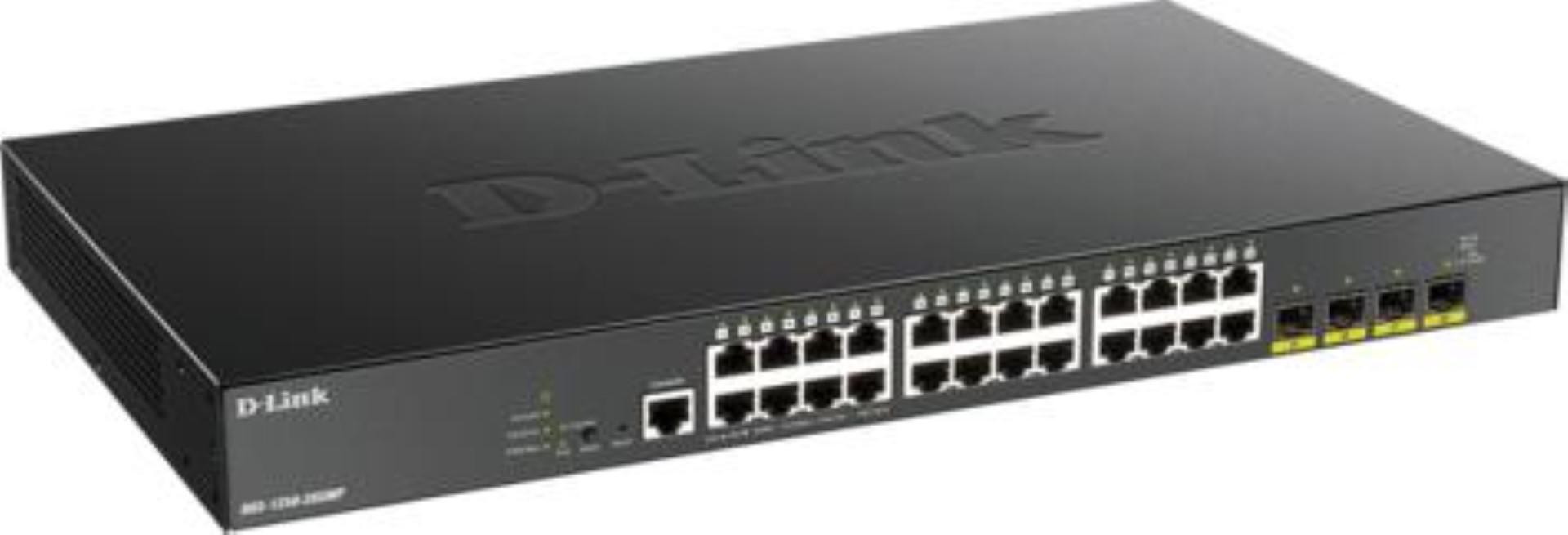 Switch D-Link DGS-1250-28XMP, 24 port, 10/100/1000 Mbps