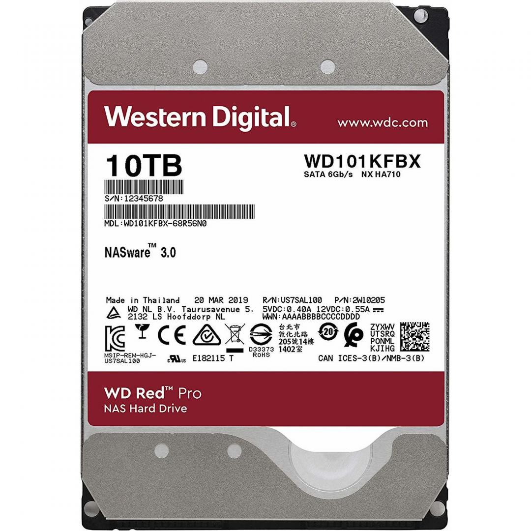 HDD WD Red PRO, 10TB, 7200RPM, SATA III - 2 | YEO