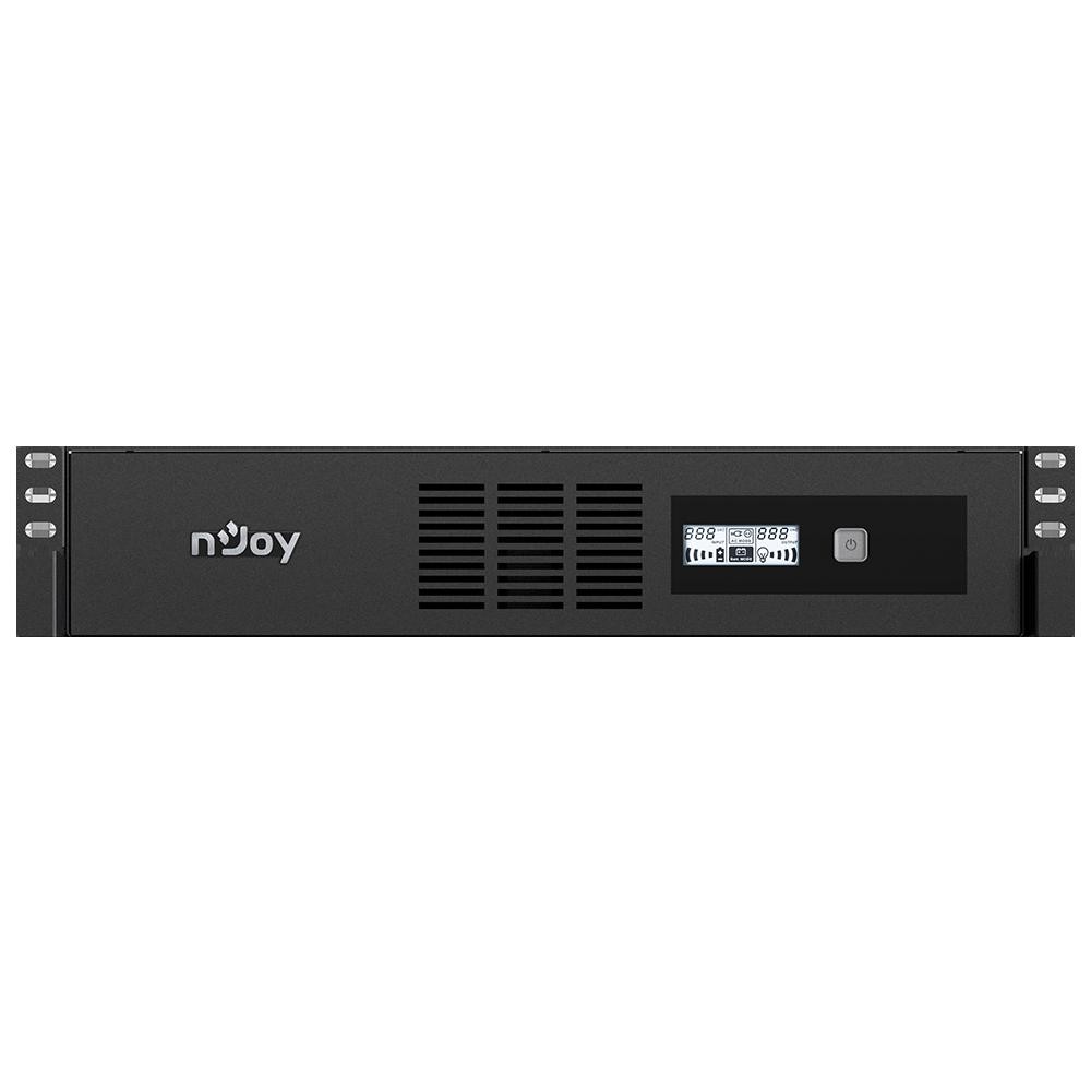 Poze UPS nJoy Code 1000, 1000VA/600W, Frecventa: 50/60 Hz, Conectori: Intrare 1 x IEC-320 C14, Iesire 8 x IEC-320 C13, Port de comuni