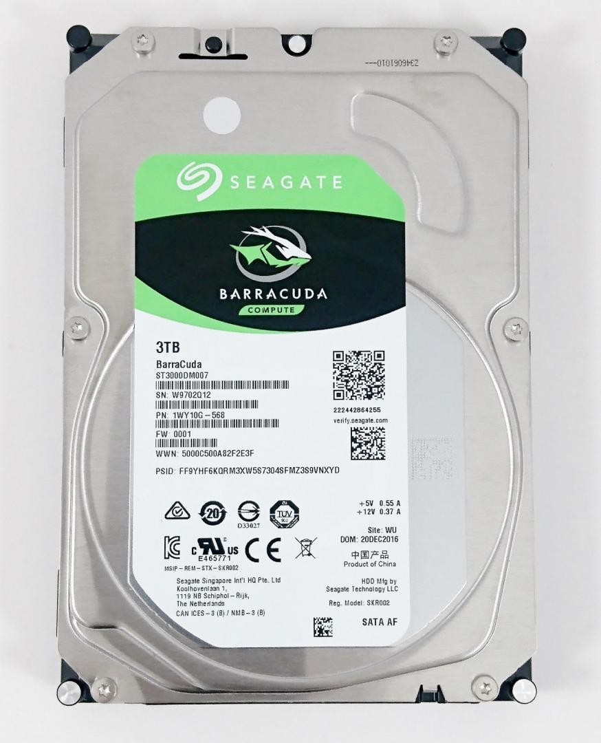 HDD Seagate BarraCuda 3TB SATA-III 5400rpm 256mb