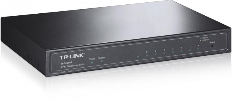 Switch TP-Link TL-SG2008, 8 port, 10/100/1000Mbps - 1 | YEO