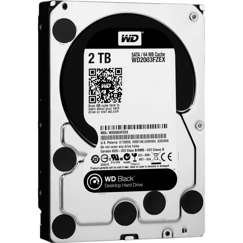 HDD WD Black 2TB SATA-III 7200rpm 64mb
