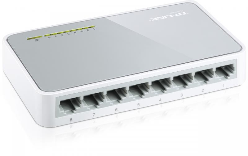 Switch TP-Link TL-SF1008D, 8 port, 10/100 Mbps