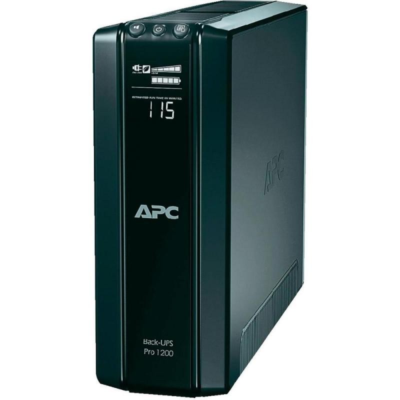 UPS APC Back-UPS RS line-interactive / aprox.sinusoida 1200VA / 720W 6conectori Schuko CEE7, baterie APCRBC124, optional extinde