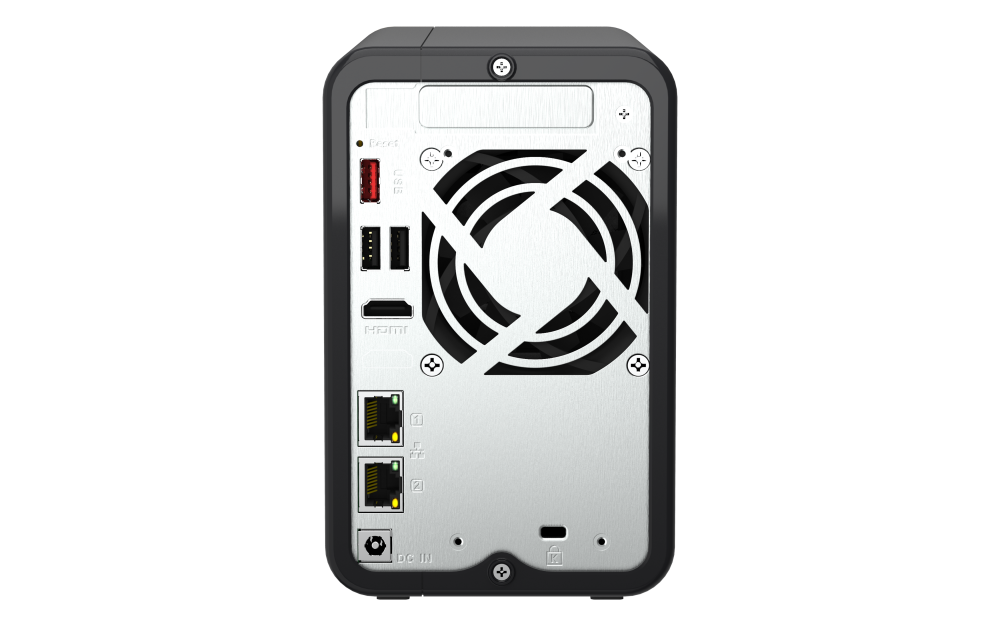 NAS QNAP 264 2-Bay, CPU Intel Celeron N5105/N5095 4-core/4-thread Processor, RAM 8 GB DDR4 (onboard, not expandable), HDD 2 x 2. - 1 | YEO