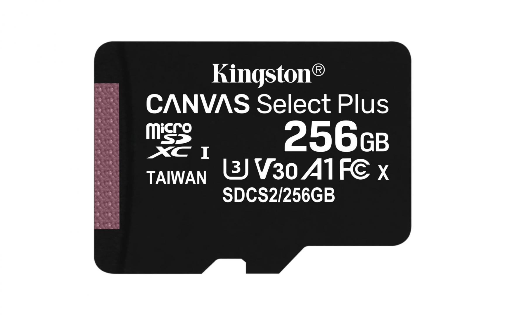 Card de Memorie MicroSD Kingston Select Plus, 256GB, Class 10 (Class imagine 2022 3foto.ro