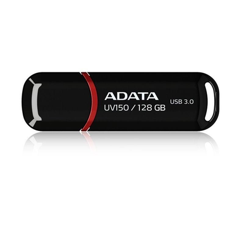 Memorie USB Flash Drive ADATA UV150, 128Gb, USB 3.0, negru 128GB imagine 2022 3foto.ro