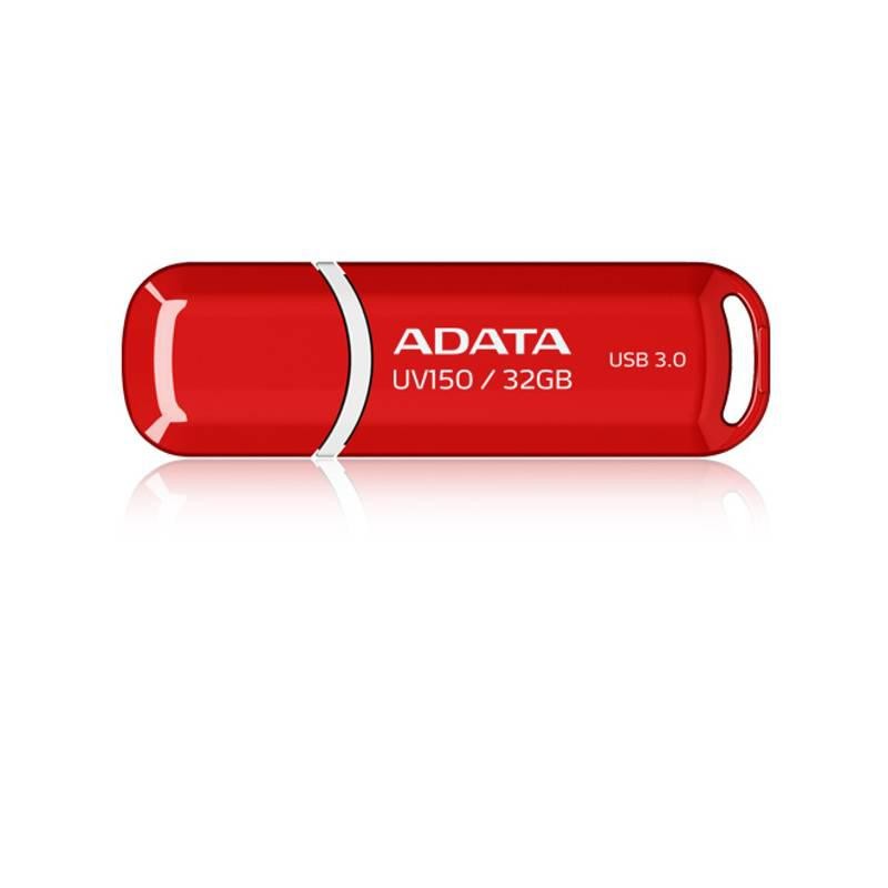 Memorie USB Flash Drive ADATA UV150, 32Gb, USB 3.0, rosu 1cctv.ro imagine 2022 3foto.ro
