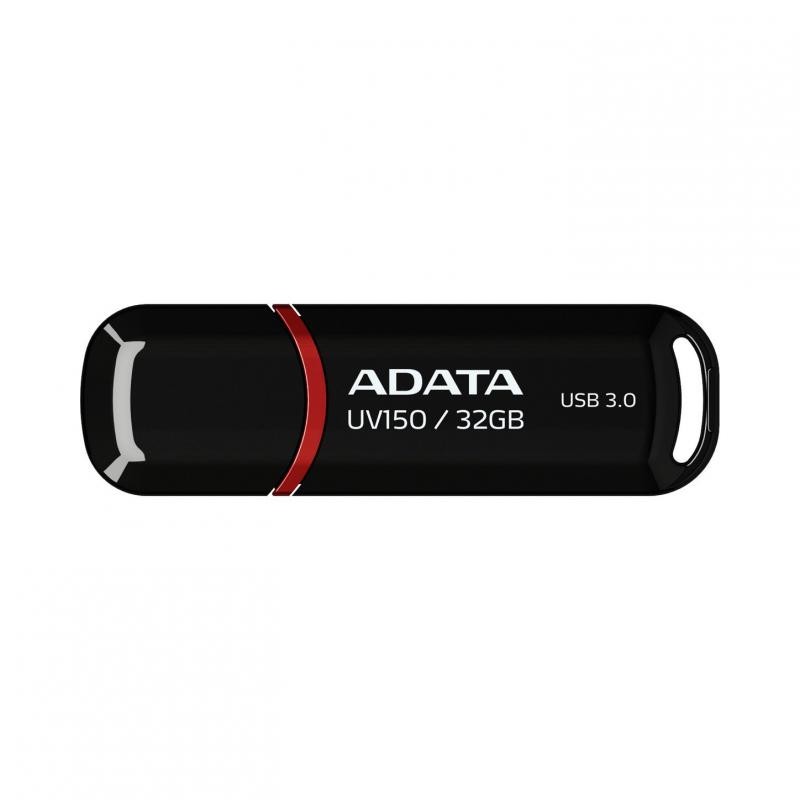 Memorie USB Flash Drive ADATA UV150, 32Gb, USB 3.0, negru 1cctv.ro imagine 2022 3foto.ro