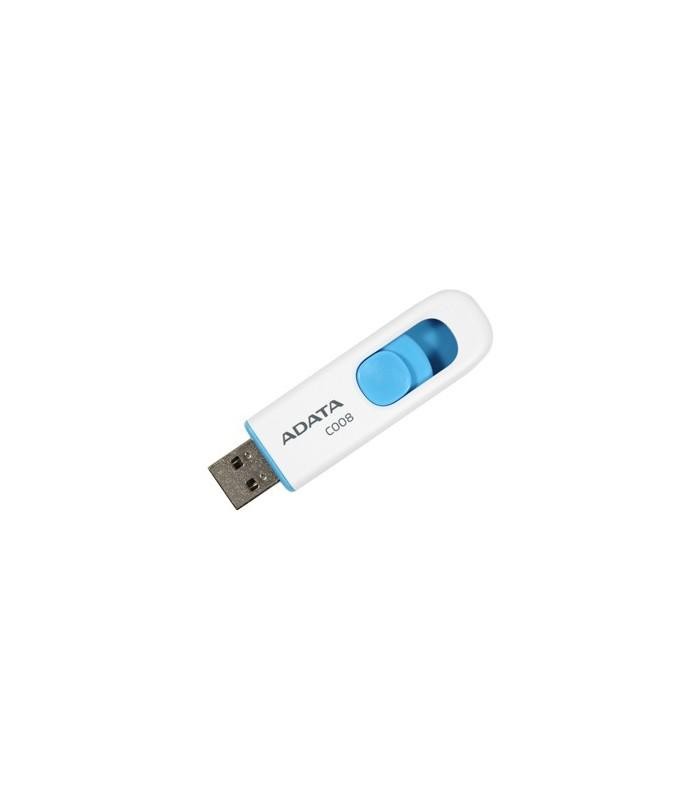 Memorie USB Flash Drive ADATA C008, 16GB, USB 2.0, alb 16GB imagine 2022 3foto.ro