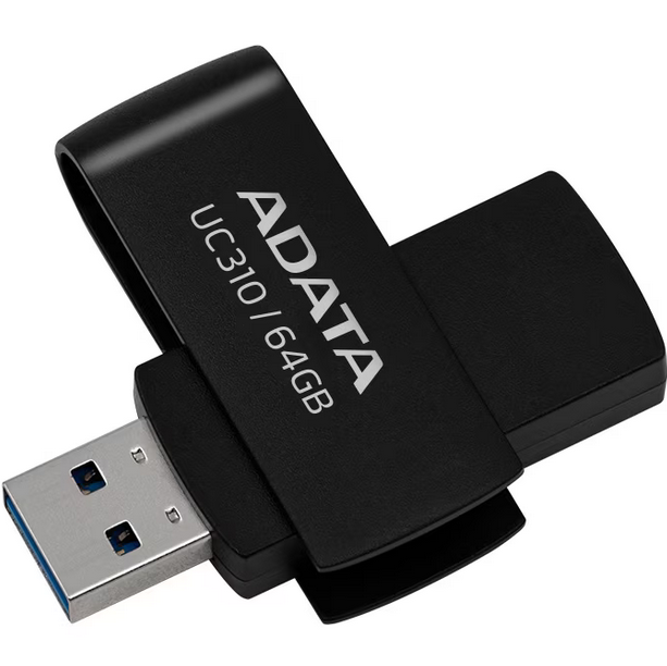 USB 64GB ADATA-UC310-64G-RBK 1cctv.ro imagine 2022 3foto.ro