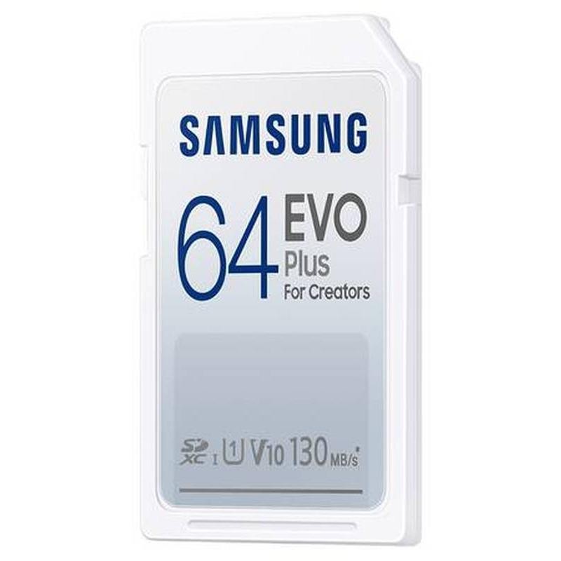Card de Memorie SDXC Samsung Evo Plus, MB-SC64K/EU, 64GB, Class U1, V10 (Class imagine 2022 3foto.ro