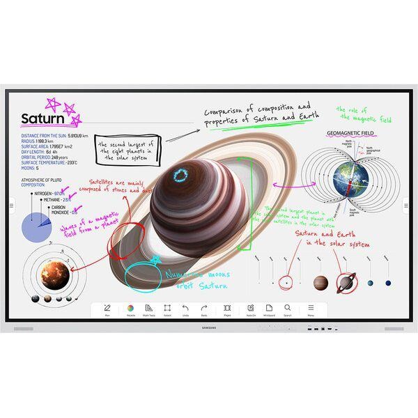 LH85WMBWLGCXEN.SLEDU Pachet Display interactiv (tablă interactivă) Samsung Flip Pro 85″, 4K UHD, unghi vizibilitate 178 grade, l 178 imagine 2022 3foto.ro