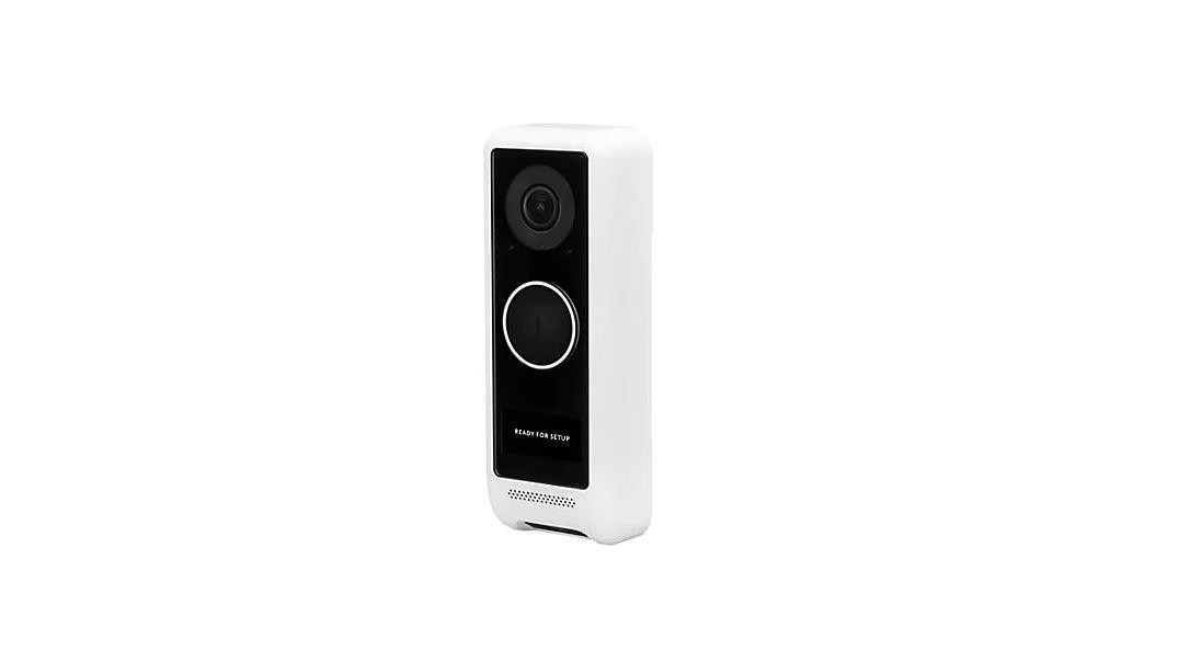 Ubiquiti unifi protect g4 doorbell is a wi-fi video doorbell with a built-in display and real-time two-way audio communication,