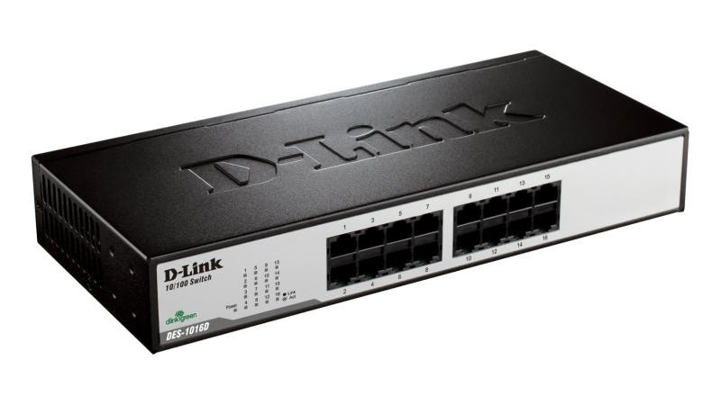 Switch D-Link DES-1016D, 16 porturi, 10/100 Mbps - 1 | YEO