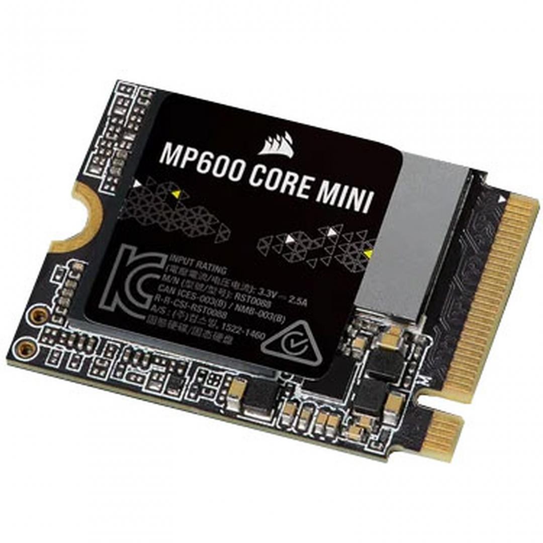 SSD CORSAIR MP600 CORE MINI PCIe Gen4 x4 NVMe M.2 2230 2TB, SEQ READ 5000MB/S SEQ WRITE 3800MB/S