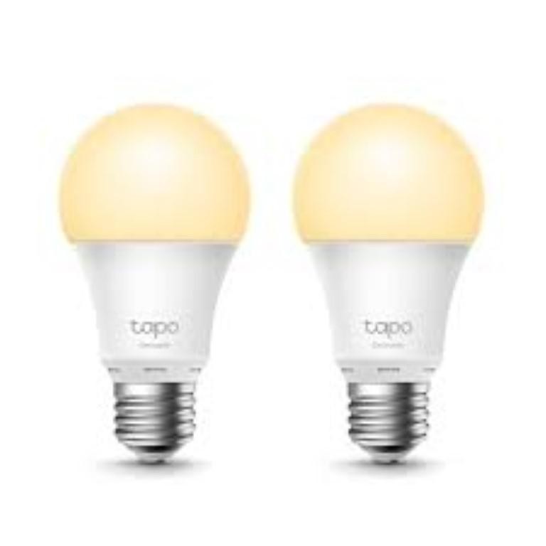 TP-Link Tapo L510E Smart bulb White 2 PACK, Yellow Wi-Fi, Dimmable, E27, Wi-Fi Protocol IEEE 802.11b/g/n, Wi-Fi Frequency 2.4 GH