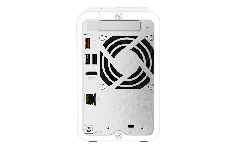 NAS QNAP 262 2-Bay, CPU Intel Celeron N4505 2-core/2-thread processor (burst max. 2.9 GHz), RAM 4 GB DDR4 (onboard not expandabl - 2 | YEO