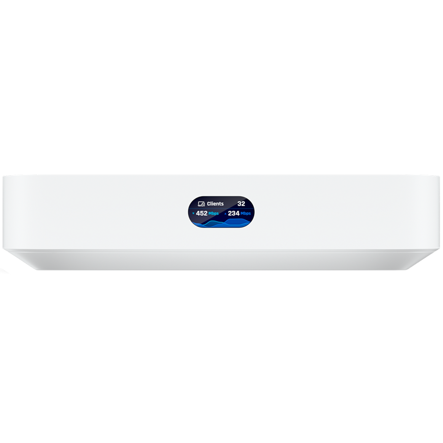 UBIQUITI Compact UniFi Cloud Gateway with a full suite of advanced routing and security features:Runs UniFi Network for full-sta