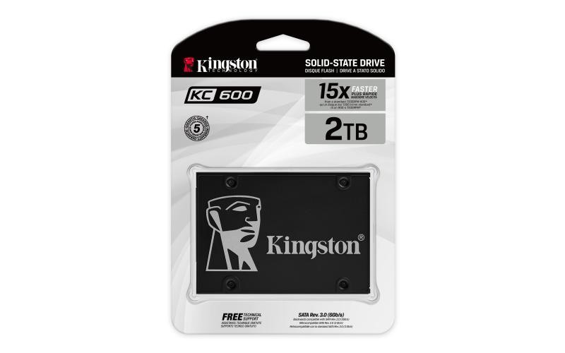 SSD Kingston KC600, 2TB, 2.5