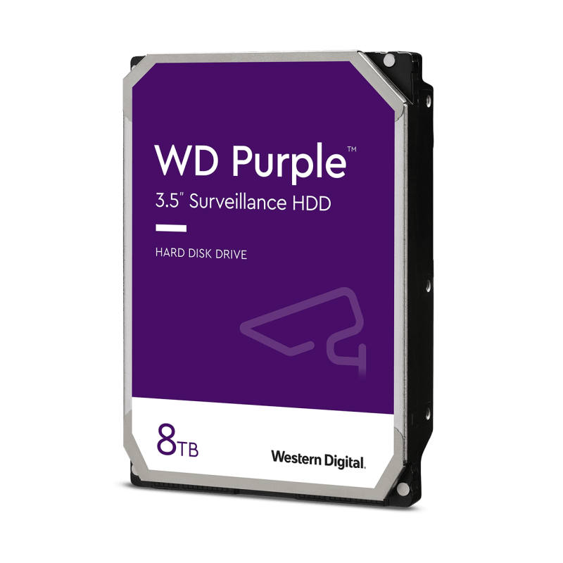 HDD Surveillance WD Purple Surveillance, 8TB, 5400RPM, SATA - 1 | YEO