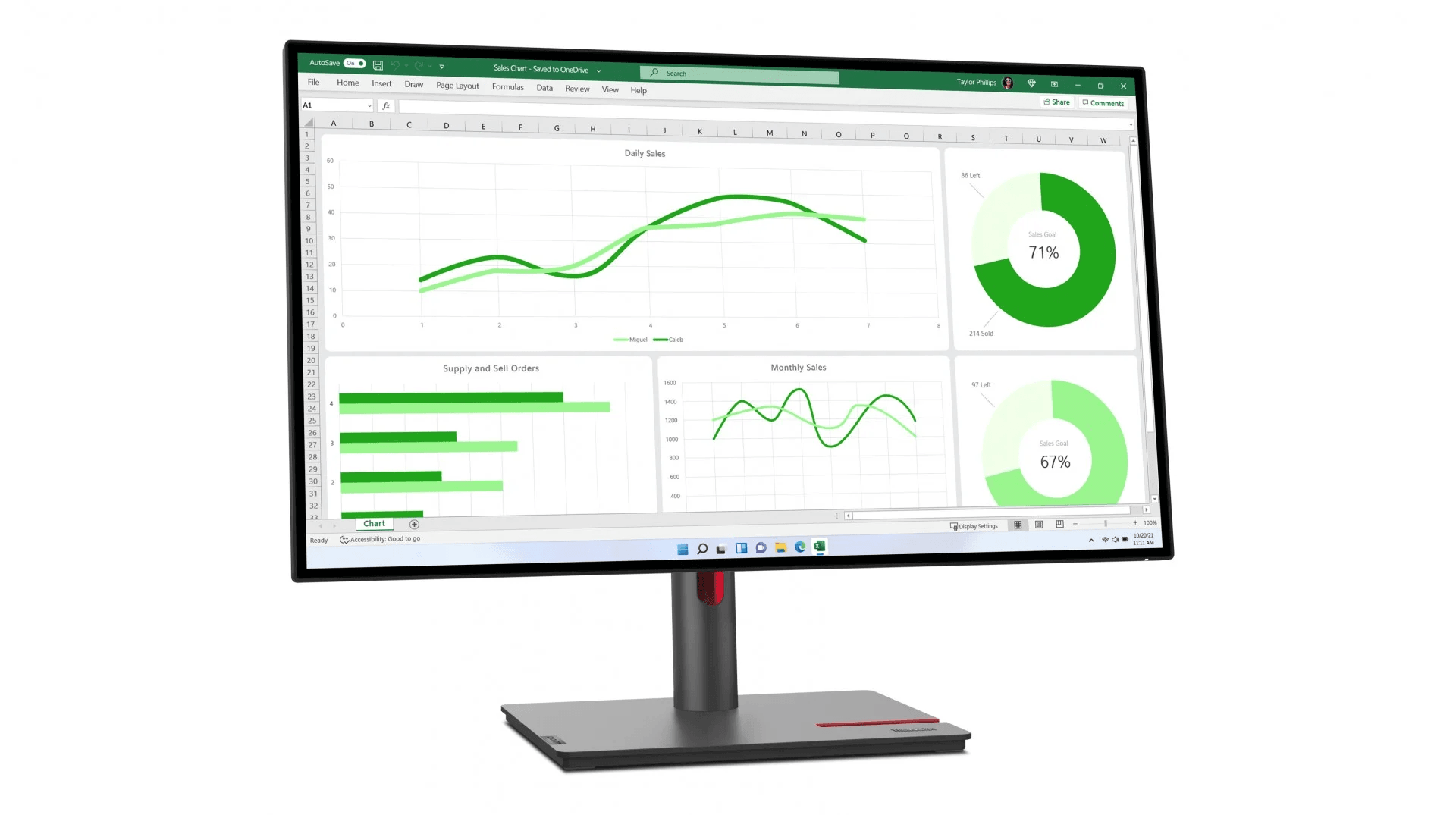 Monitor Lenovo ThinkVision P27q-30 27