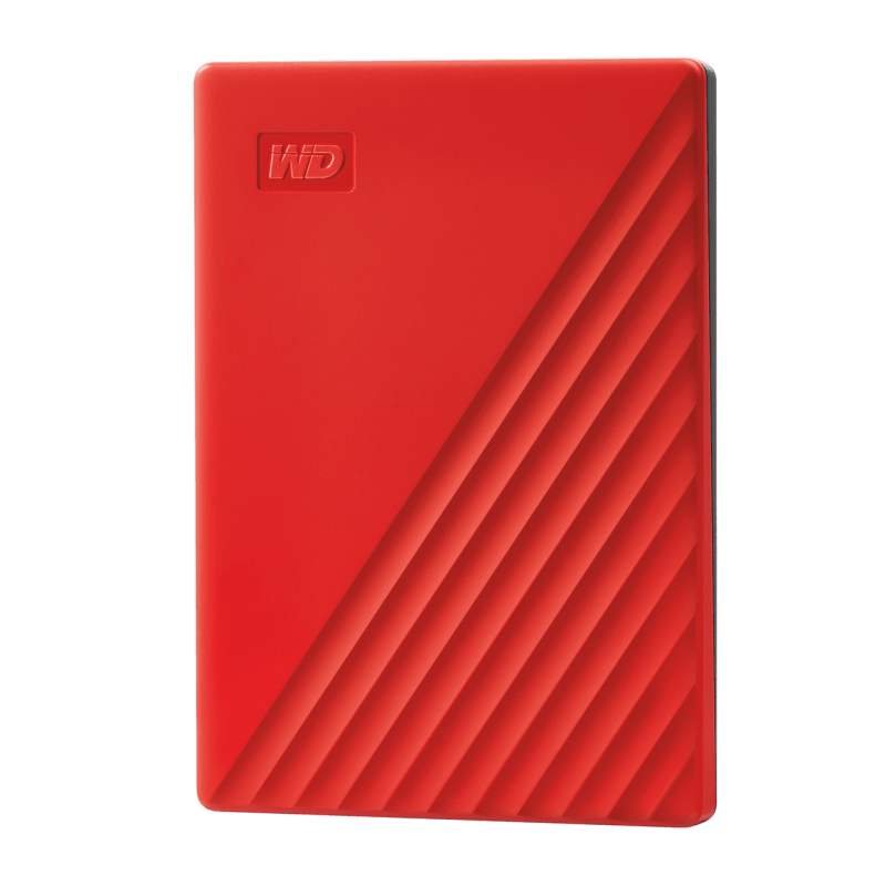 HDD extern WD My Passport, 4TB, rosu, USB 3.2 - 4 | YEO