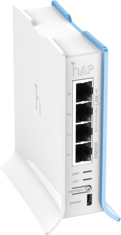 MIKROTIK home Access Point hAP lite, RB941-2ND-TC, 4* 10/100 Ethernetports, 1* CPU core count, CPU nominal frequency: 650 MHz, R - 2 | YEO