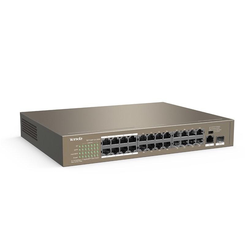 Switch Tenda TEF1126P-24-250W, 24 port, 10/100Mbps - 4 | YEO