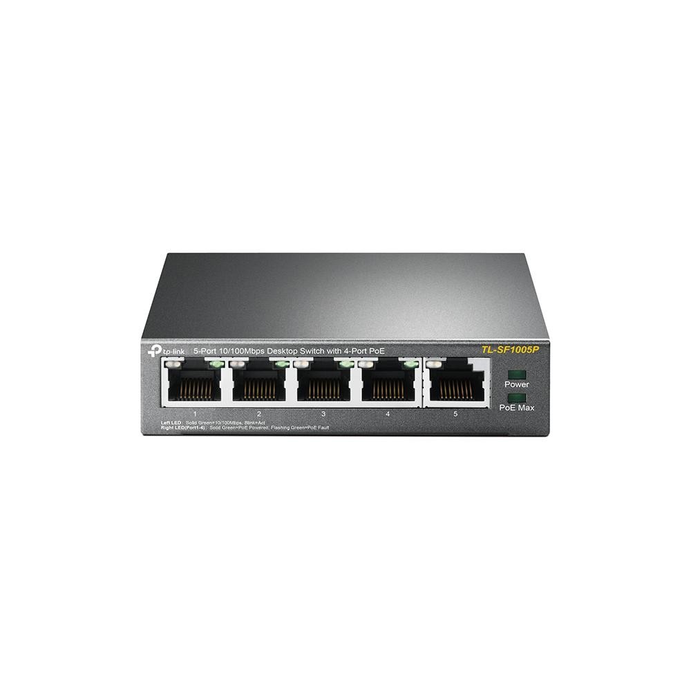 Switch TP-LINK TL-SF1005P, 5 Port, 10/100 Mbps - 1 | YEO