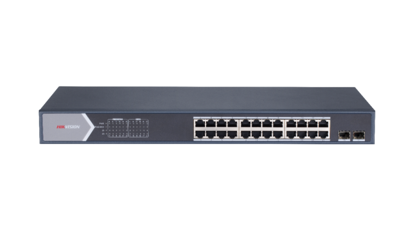 Switch 24 porturi Gigabit Hikvision DS-3E1526P-SI, L2, Smart Managed, 24 × gigabit PoE ports si 2 × gigabit fiber optical ports, - 2 | YEO