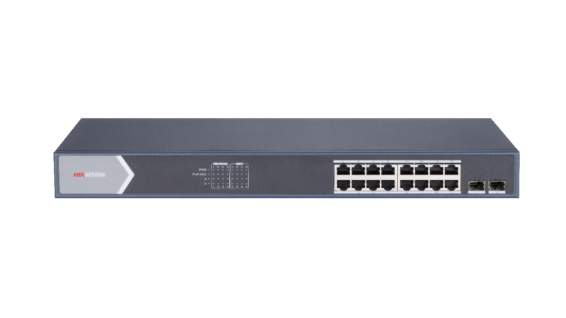 Switch Gigabit DS-3E1518P-SI, L2, 16-Port, PoE - 2 | YEO