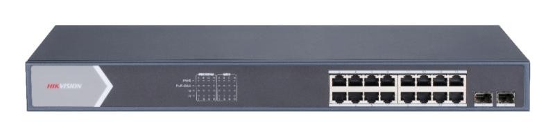 Switch Gigabit DS-3E1518P-SI, L2, 16-Port, PoE - 3 | YEO
