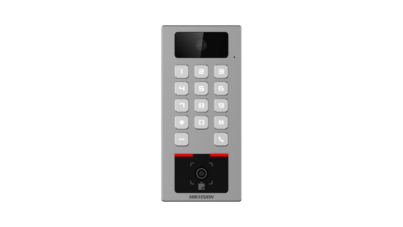 Terminal Access Control DS-K1T502DBWX-CQR multiple metode de autemtificare: card, PIN, QR code, etc, Linux Resolution 2 MP, Wire
