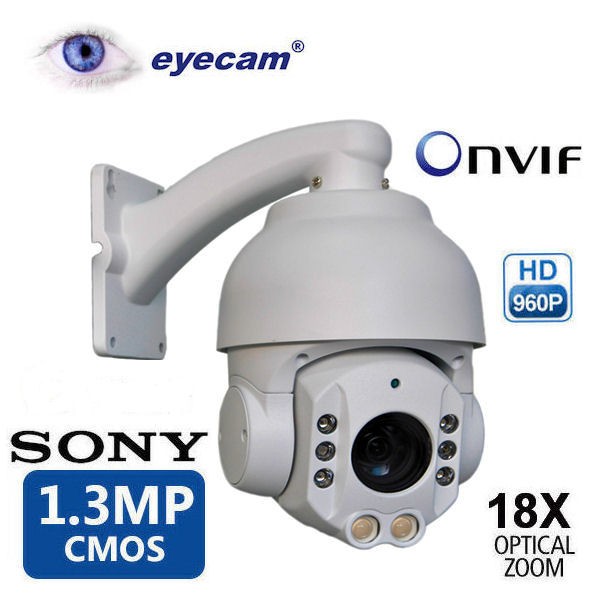 Camera IP Mini Speed Dome PTZ Eyecam EC-1313 - 1.3MP
