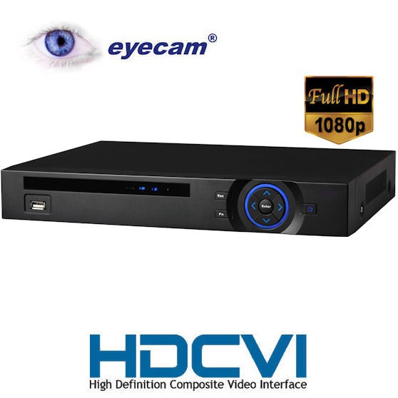 DVR HDCVI full HD 1080P 4 canale Eyecam EC-CVR3101