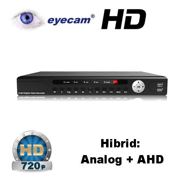 DVR AHD 8 canale Eyecam EC-DVRAHD4003