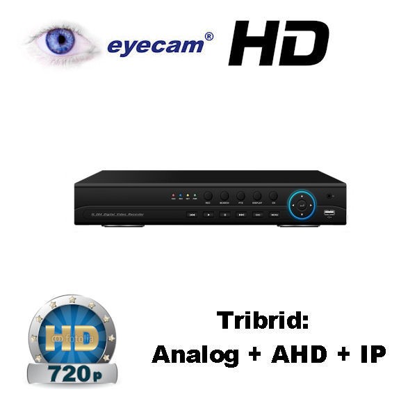 DVR AHD Eyecam EC-DVRAHD5002 4 canale rezolutie HD 720P