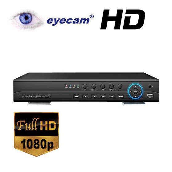 DVR AHD tribrid 4 canale full HD 1080P Eyecam EC-DVRAHD5004