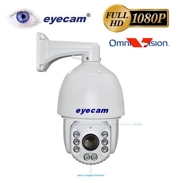 Camere IP Speed Dome PTZ Eyecam EC-1317 full HD 1080P - 2MP