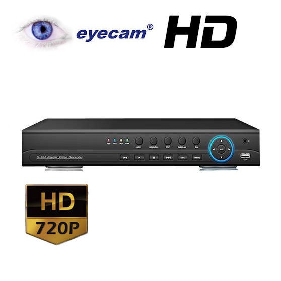 DVR AHD tribrid 16 canale 720P Eyecam EC-DVRAHD5007
