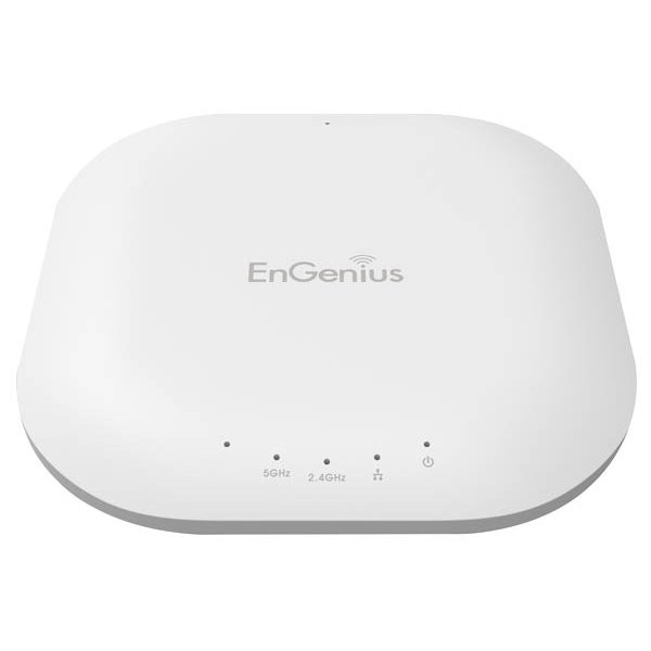 Engenius Managed ap indoor dual band 11n 300+300mbps 2t2r gbe poe.at/af 4*5dbi ia (access point, power adapter (12v/1a), t-rail mounting