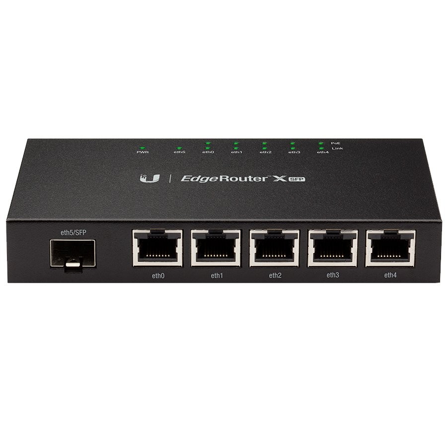 EdgeRouter X, 6-Port, PoE, SFP - 1 | YEO