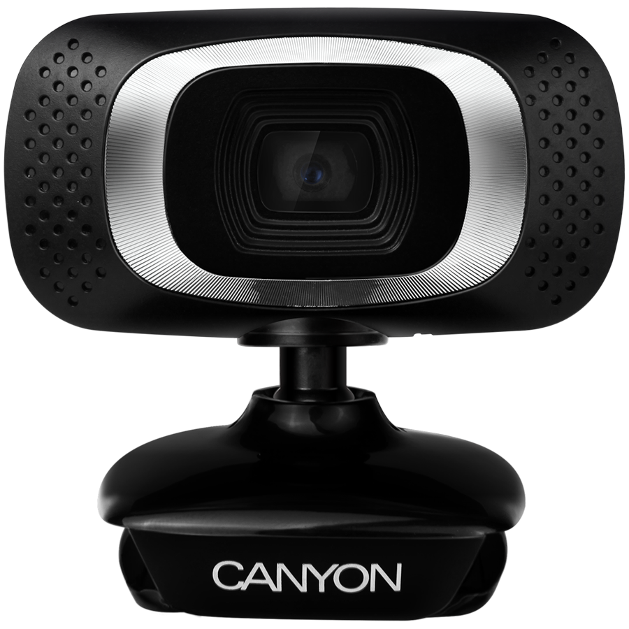 CANYON 720P HD webcam with USB2.0. connector, 360° rotary view scope, 1.0Mega pixels, Resolution 1280*720, viewing angle 60°, ca (with