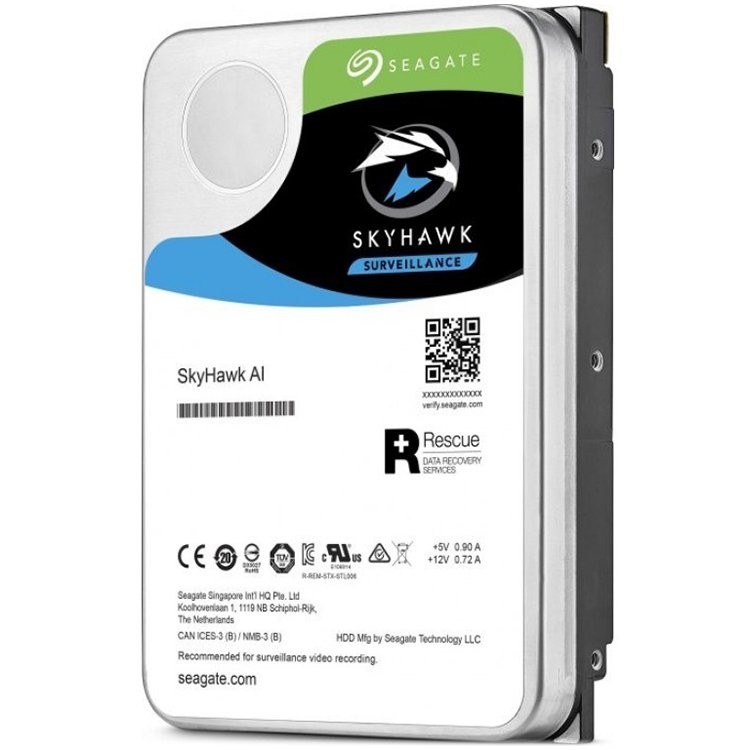 SEAGATE HDD Desktop SkyHawk AI (3.5’/ 12TB/ SATA 6Gb/s / rpm 7200) 12TB/