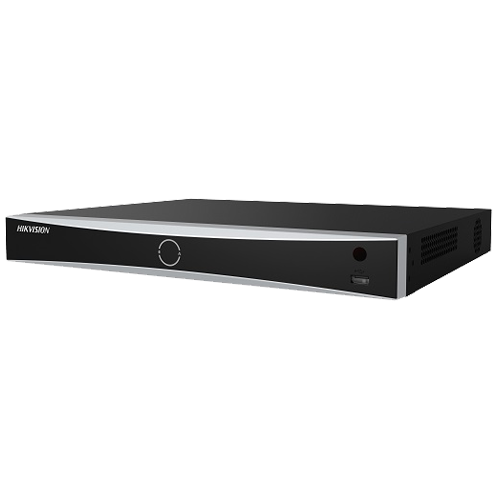 Nvr 4k acusense 8 canale 12mp, tehnologie 'deep learning' - hikvision ds-7608nxi-i2-s