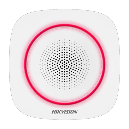 Sirena wireless ax pro de interior cu led rosu, 868mhz - hikvision ds-ps1-i-we-r