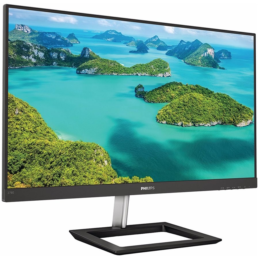 Philips e-line 278e1a - led-monitor - 68.6 cm (27)3840 x 2160 4k ips 350 cd/m² 1000:1 4 ms 2xhdmi displayport , speakers 278e