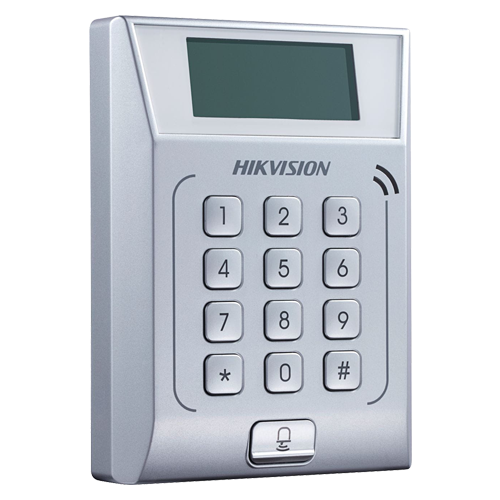 Controler stand-alone tcp/ip cu tastatura si cititor card - hikvision ds-k1t802m